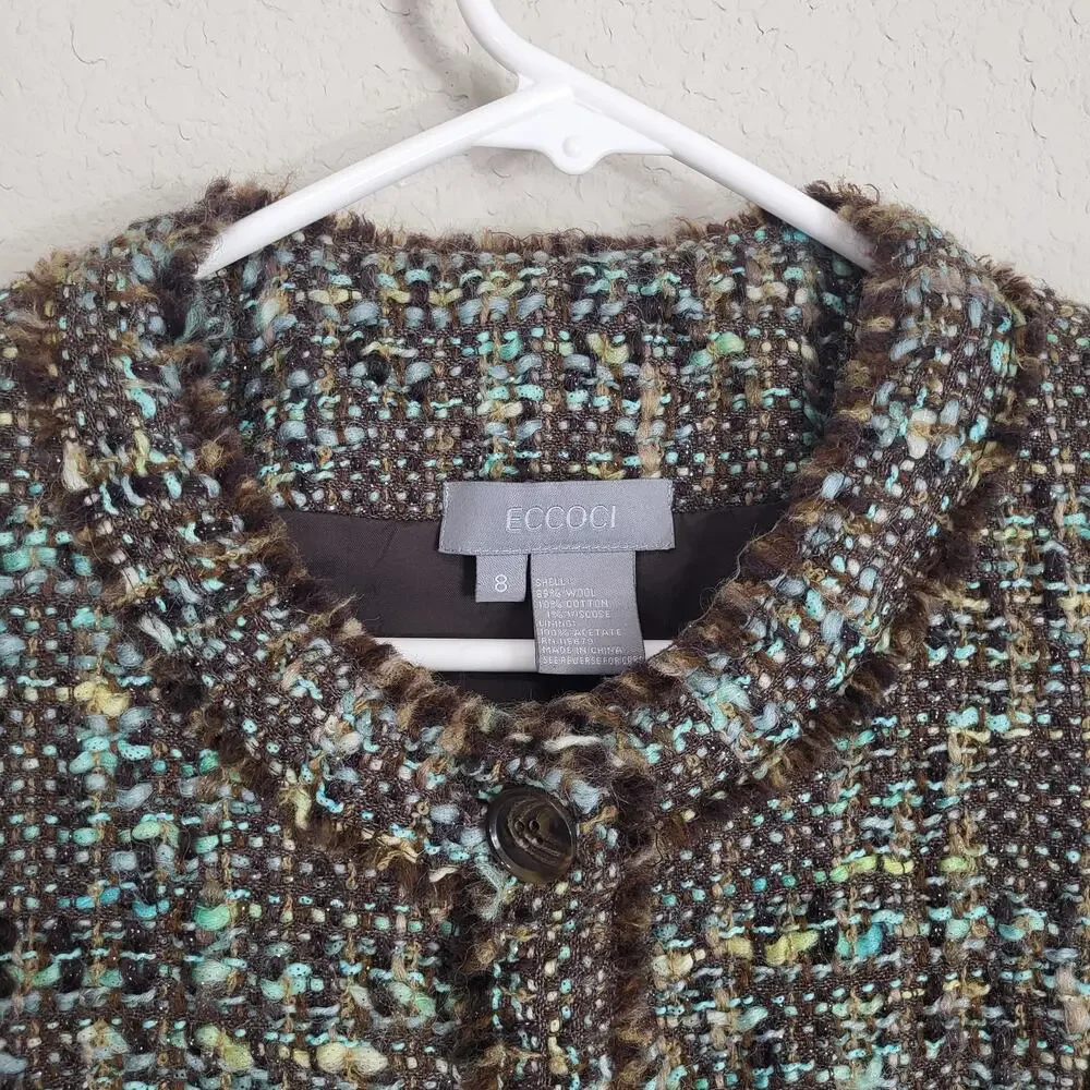 Eccoci tweed blazer